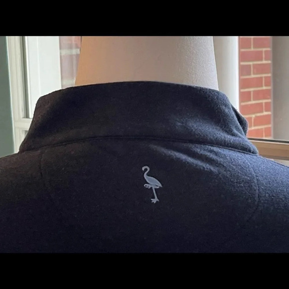 TaylorByrds  Mens Navy Blue 100% Cotton 1/4 Zip Pullover Size M - Picture 8 of 12